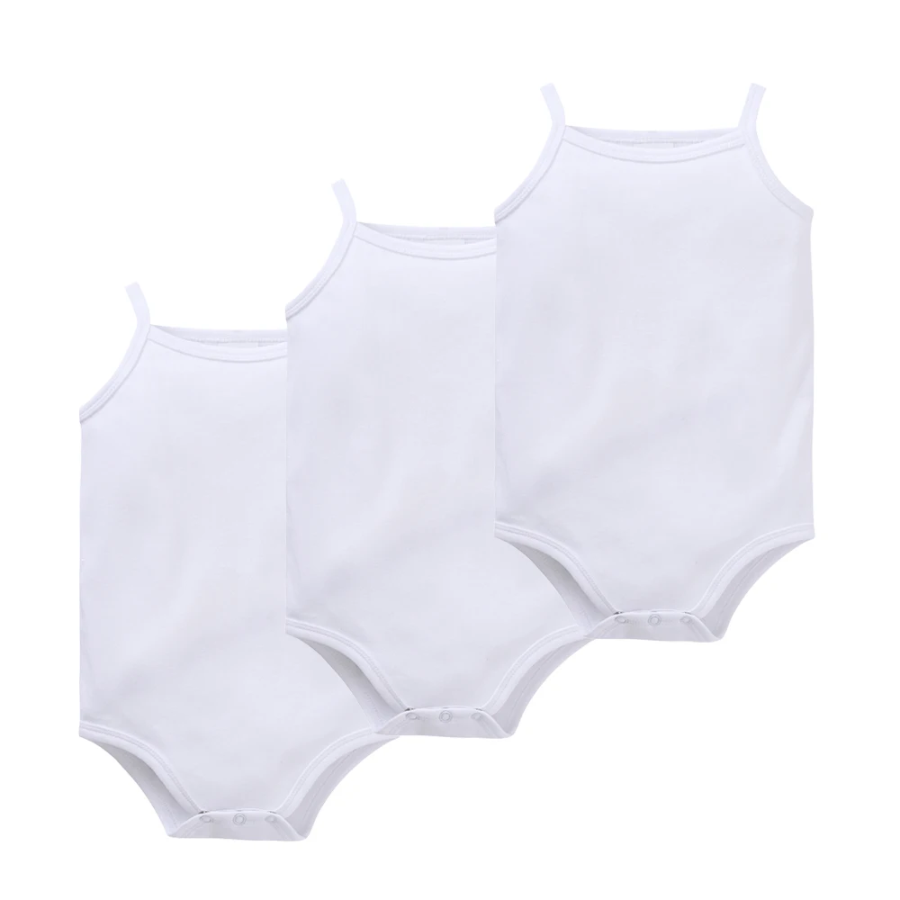 Kavkas Baby Girls Boys Bodysuit 100% Cotton 1 pcs 2 pcs 3 pcs Sling Vest Design Newborn Clothes