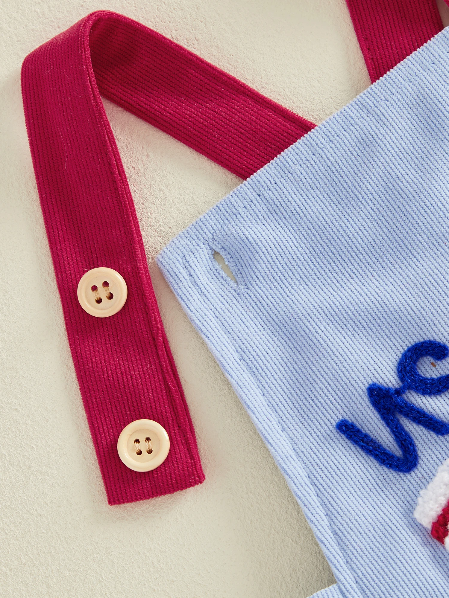 USA Flag Sleeveless Overalls Jumpsuit - Image 3