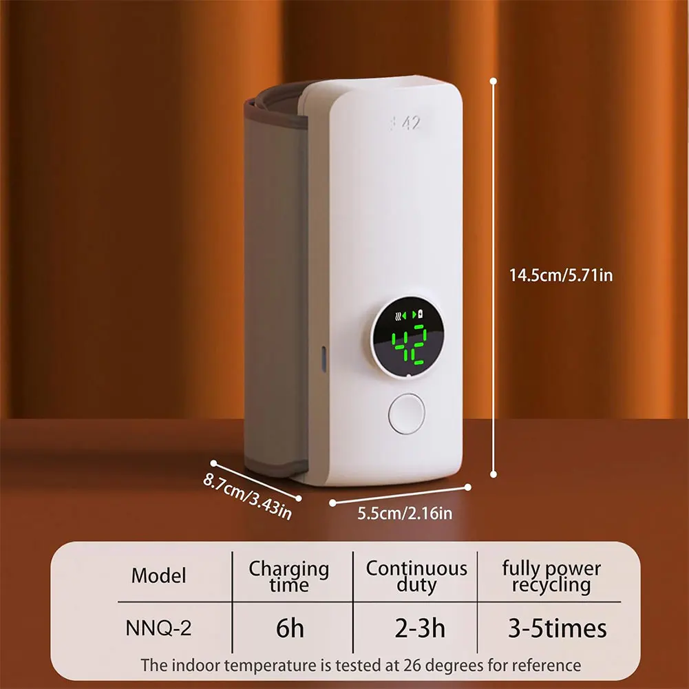 Portable Bottle Warmer Rechargeable Cordless Milk Warmer with Temperature Control Baby Bottle Warmer for Traveling Camping Home - Image 6