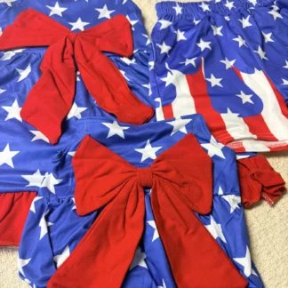 Red White and Blue Boy and Girl Sets