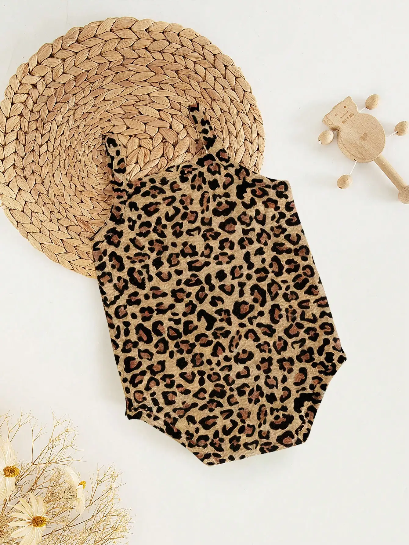 Leopard Print Romper - Image 2