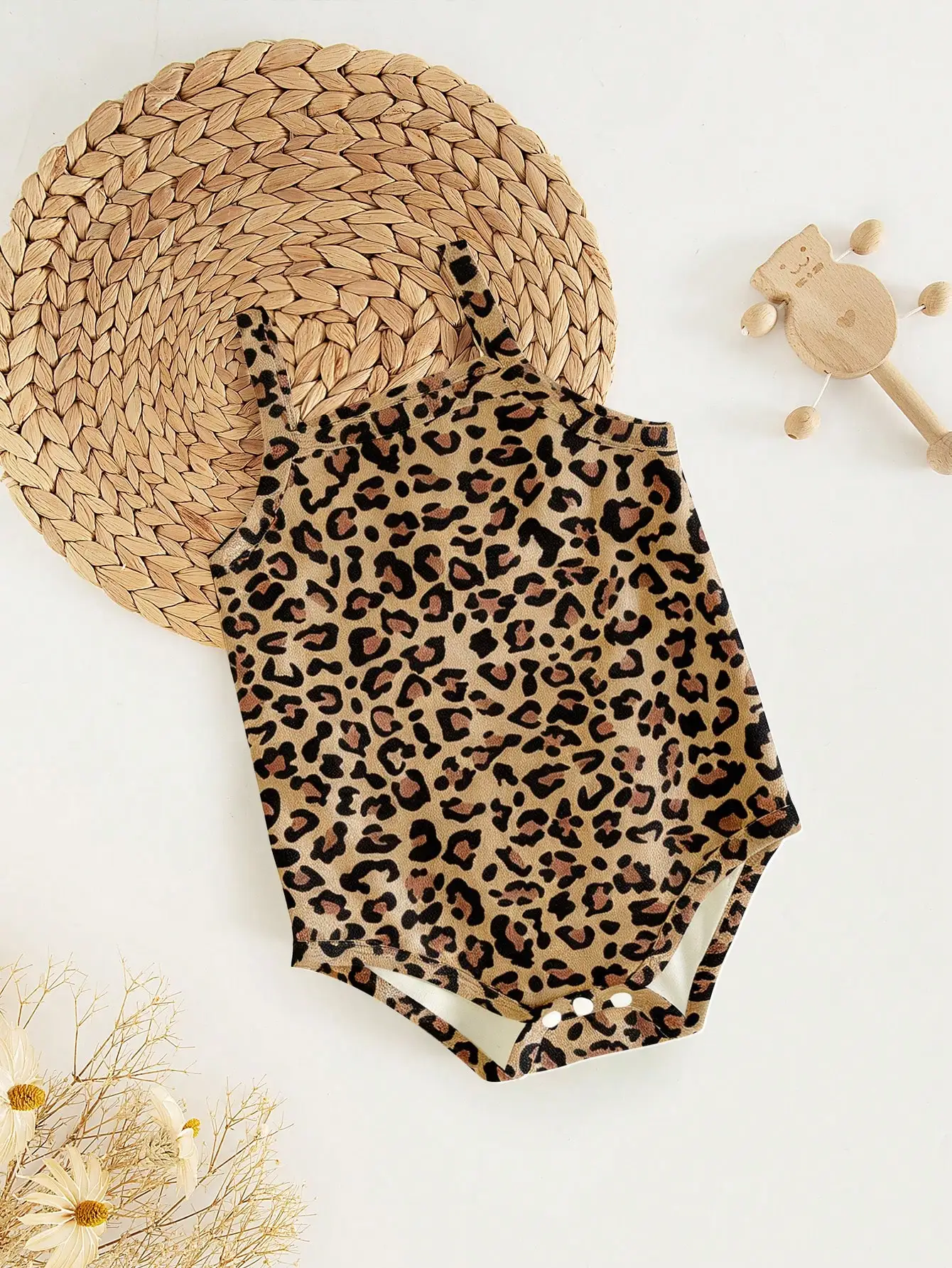 Leopard Print Romper - Image 5