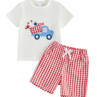 Dump Truck Patriotic Set