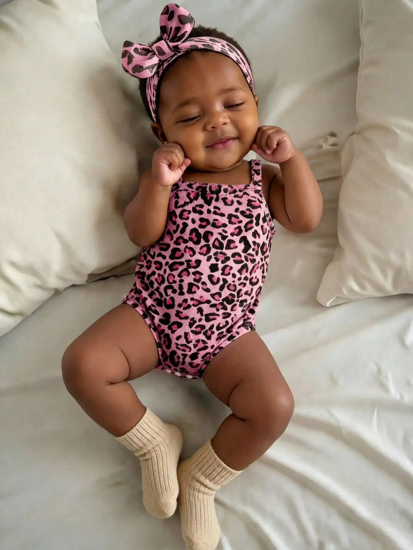 Leopard Print Romper - Image 6